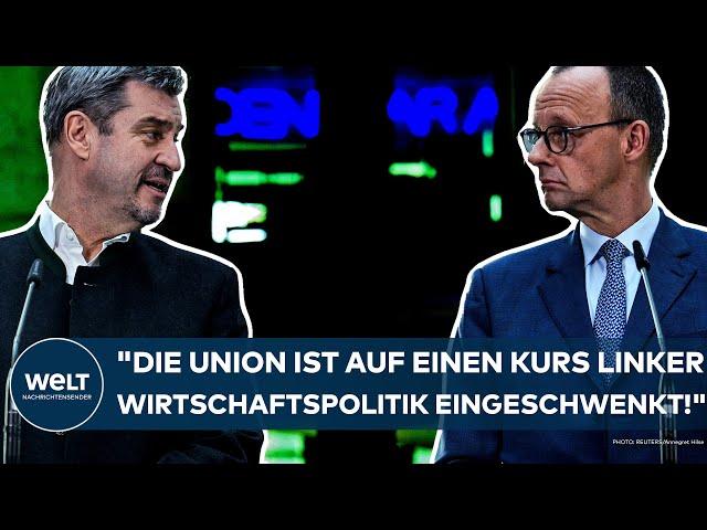 DEUTSCHLAND: "Die Union ist auf einen Kurs linker Wirtschaftspolitik eingeschwenkt!" Heftige Kritik!