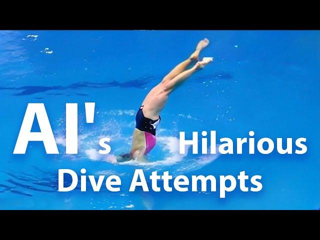 When AI Tries Diving: Championship Fail That Will Make You Laugh!