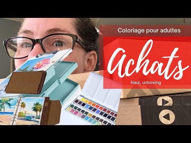 [ ACHATS ] HAUL- UNBOXING ️ COLORIAGE ️Amazon