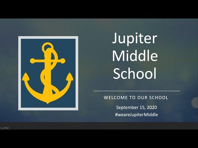 Jupiter Middle School - Welcome to our school..September 15, 2020