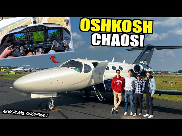 Flying The Cessna Citation VFR Into Oshkosh + New Plane Shopping!!