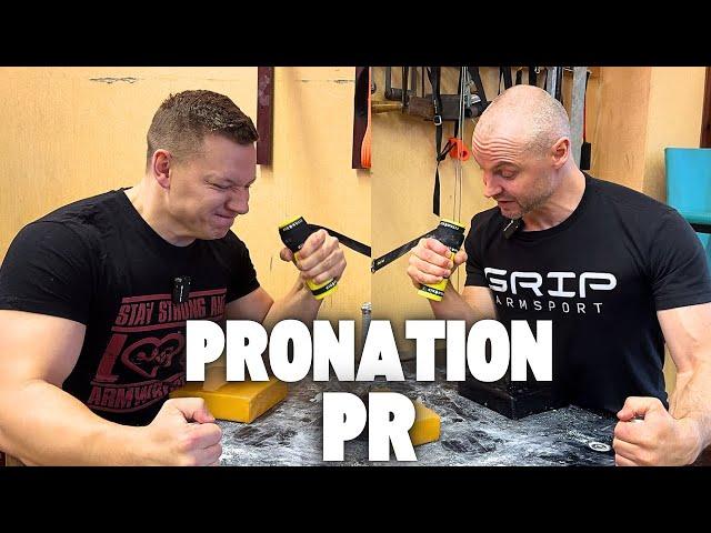 Pronation Side pressure with Multi Spinner (Armwrestling Training)