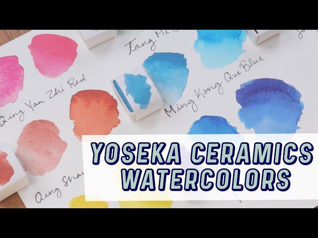 Swatch With Yoseka: Yoseka Ceramics Watercolors