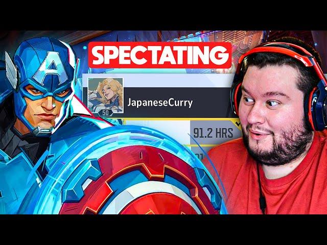 I SPECTATED THE #1 CAPTAIN AMERICA IN MARVEL RIVALS