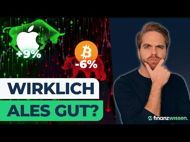 AI: Durchbruch für Apple Aktie? Bitcoin hat Probleme...