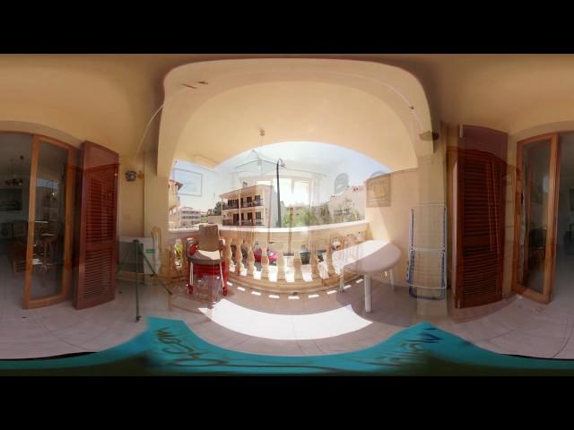 #677 Visita virtual: Apartamento con terraza junto a la playa - Colonia Sant Jordi