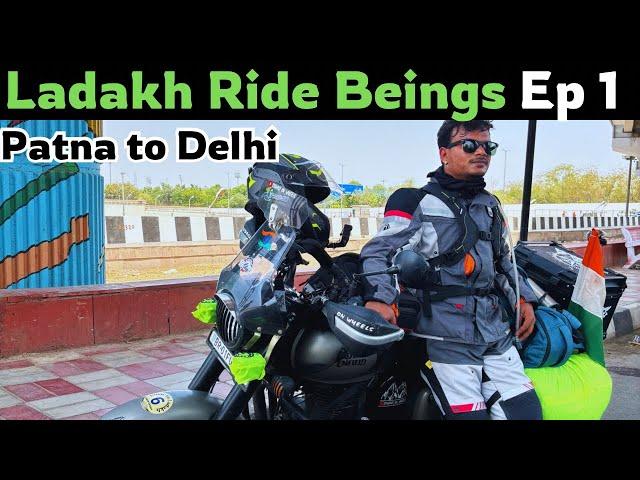 Road Trip to Ladakh | First time Ladakh | Patna to Delhi in 10 hrs | EP 01 #ladakh  #leh