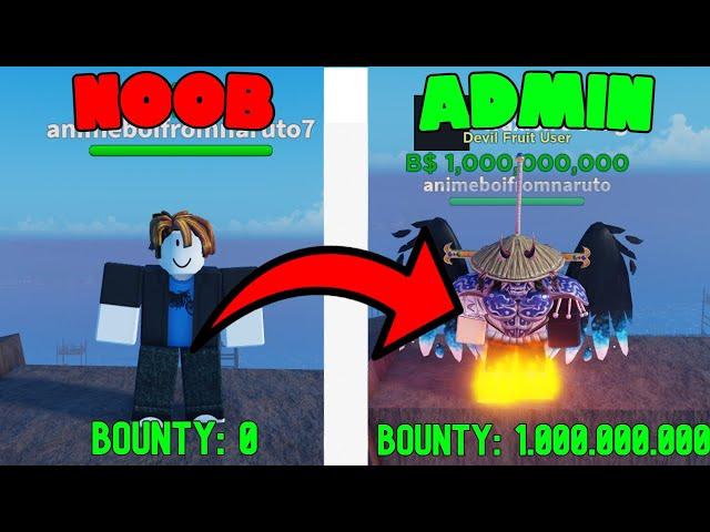 [AOPG] I USED ADMIN POWERS TO BECOME THE STRONGEST BOUNTY HUNTER In A One Piece Game!