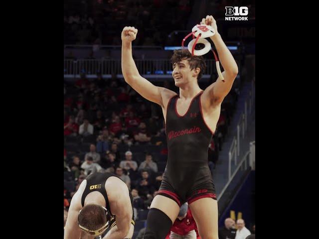 Wisconsin Wrestling | Dean Hamiti - Big Ten Champion at 165 LBs