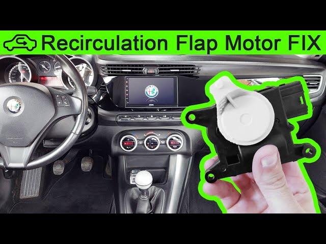 10€ Alfa Giulietta Recirculation Flap Motor FIX, NO DASH REMOVAL