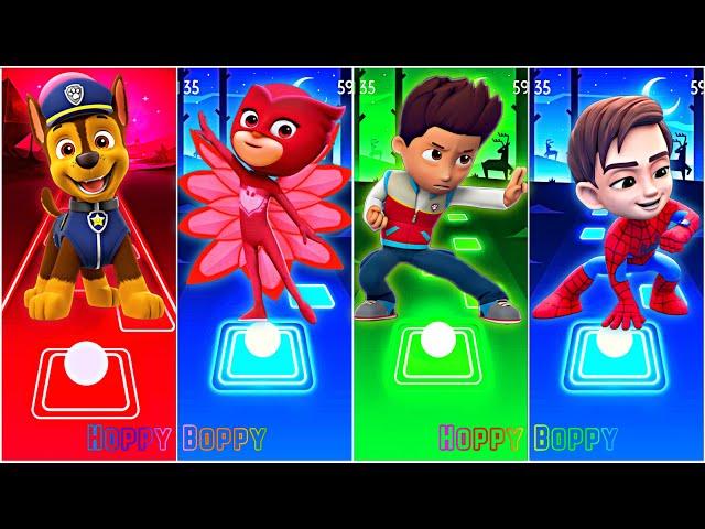 PAW Patrol - Ryder  PJ Masks  Chase  Spidey  Tiles Hop EDM Rush