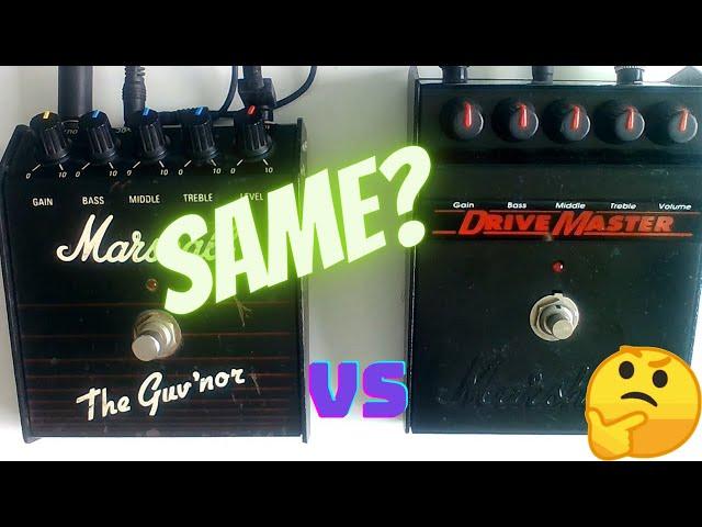 Marshall The Guv'nor VS Marshall DriveMaster | SAME PEDAL??