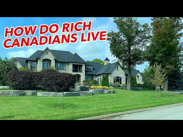 How Do Rich Canadians Live | Luxury Houses In Toronto Vs Suburb