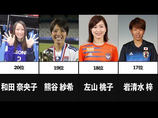 美人女子サッカー選手ランキングTOP20！かわいくてなでしこジャパン日本代表やWEリーグで活躍しているのは誰？