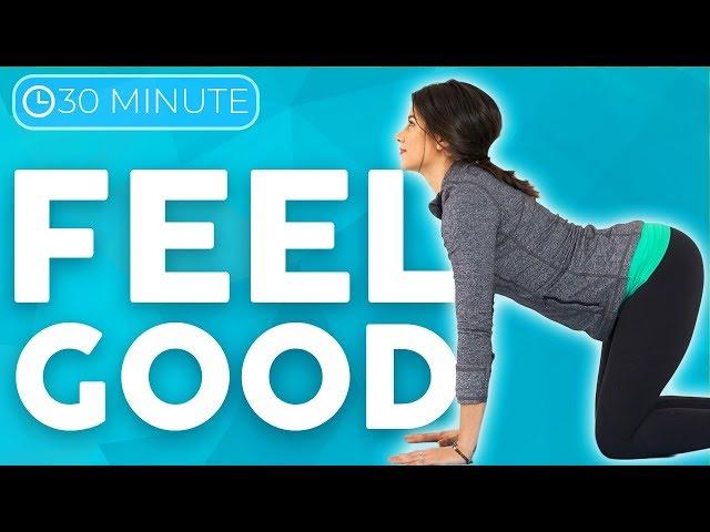 30 minute Full Body Yoga Flow & Stretch  FEEL GOOD