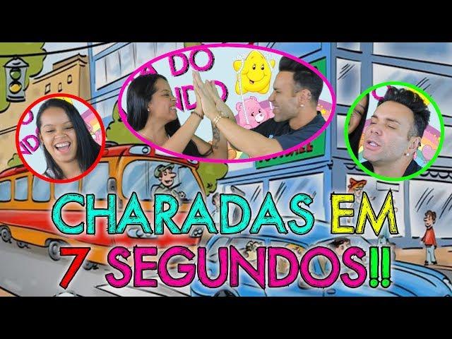 CHARADAS EM 7 SEGUNDOS!! COM JOYCE KERCHES  | #MatheusMazzafera