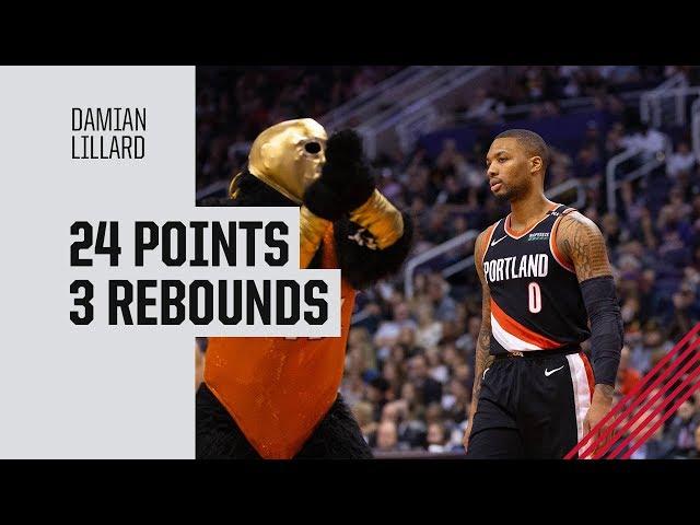 Damian Lillard (24 points) Highlights vs. Phoenix Suns | January 24, 2019