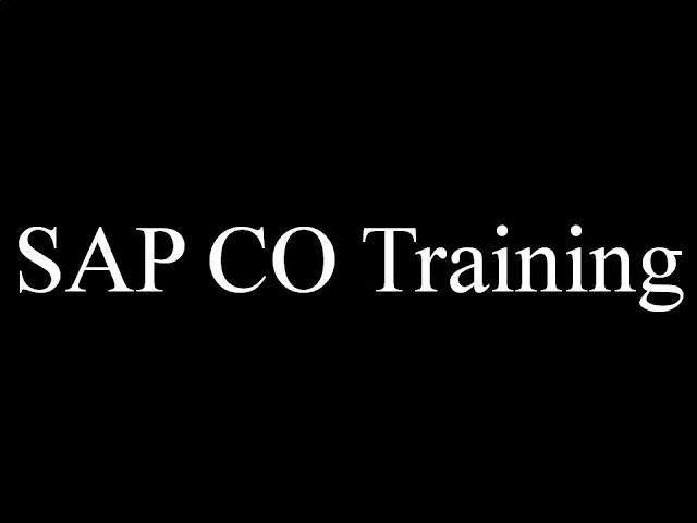 SAP CO Training - Introduction SAP CO (Video 1) | SAP CO Controlling