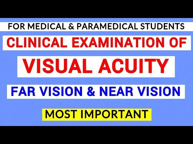 FAR VISION & NEAR VISION - VISUAL ACUITY | CLINICAL LAB | PHYSIOLOGY PRACTICALS