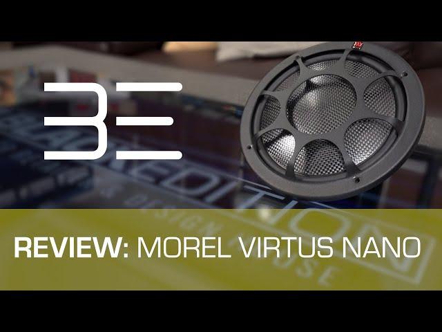 Black Edition: Morel Virtus Nano 602 Carbon 2-Way Audio Component System