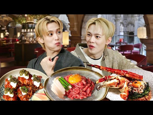 NCT DREAM Shocked by Ultimate Korean fine dining: CAVIAR KFC!!