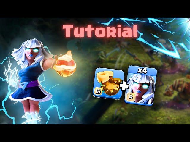 USE THE E-TITANS LIKE A PRO!  How to do the Fireball E-titan attack | TH16 Best attacks