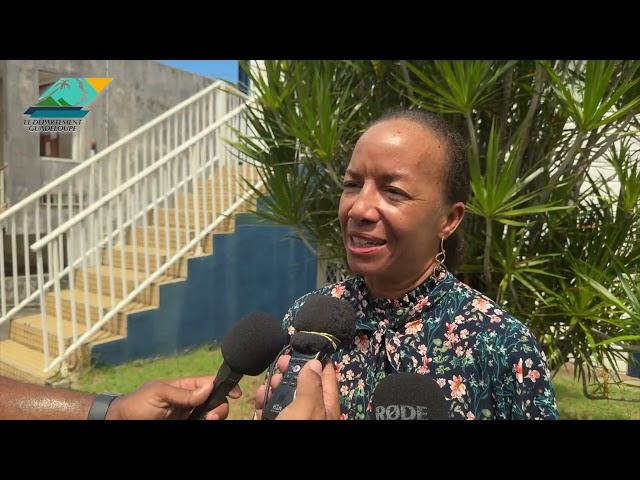 Rentrée scolaire 2024, le Président Guy LOSBAR visite les collèges de Basse Terre