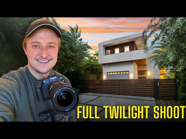 How to Shoot Real Estate Twilight Photos (My Full Workflow)