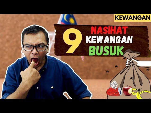 9 nasihat kewangan BUSUK [Kewangan] Yang korang boleh diabaikan