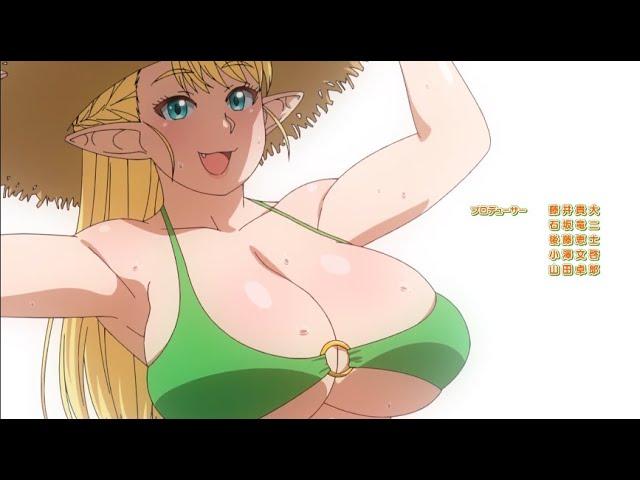 Erufuda Ecchi Scenes | Elf-san wa Yaserarenai | Ep 1