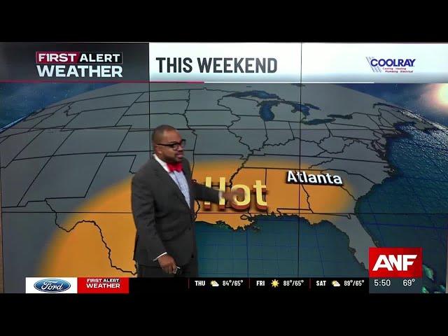 FIRST ALERT FORECAST: Partly cloudy, 80s Thursday