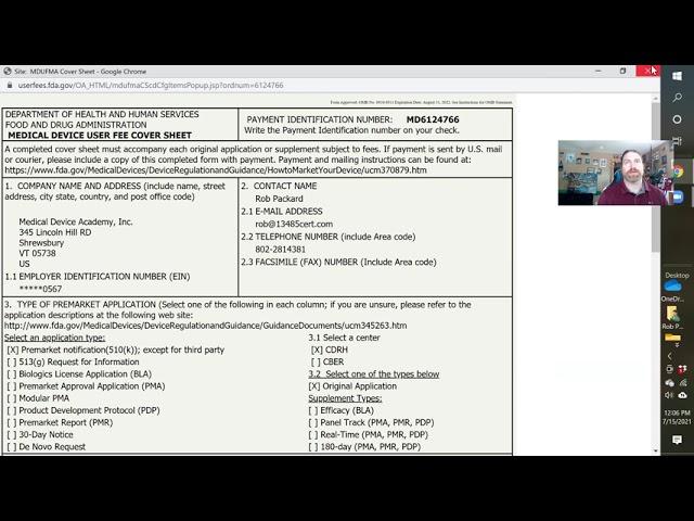 FDA Establishment Registration and Listing for Medical Devices
