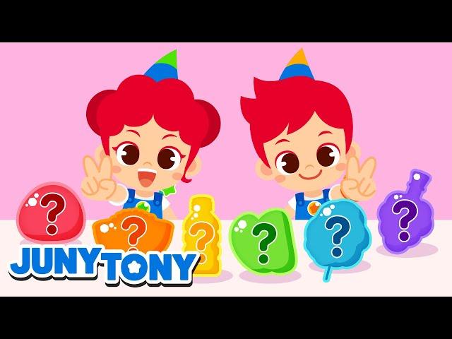 Colorful Rainbow Desserts | Let's Eat the Rainbow! | Cartoons and Kids Songs | JunyTony