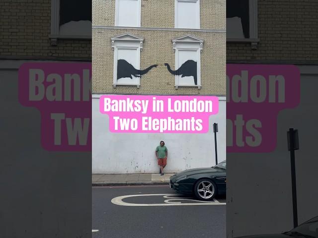 Latest Banksy in London - Part II- Two Elephants in Chelsea