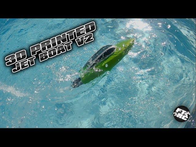 3D Printed RC JET BOAT V2 | FullThrottleRC