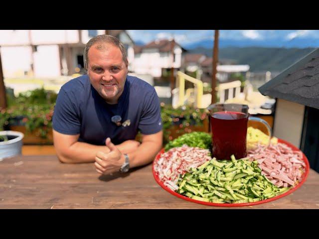 СЕМЕЙНЫЙ РЕЦЕПТ / САМАЯ ВКУСНАЯ ОКРОШКА / ЭТОТ ХОЛОДНЫЙ СУП ГОТОВИМ ВСЕ ЛЕТО / ЖАРА В СОЧИ