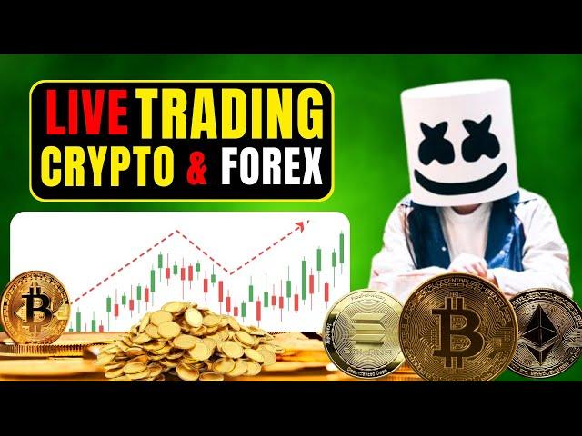CRYPTO AND GOLD LIVE TRADING | Live Market Analysis for Crypto | Futures and Options