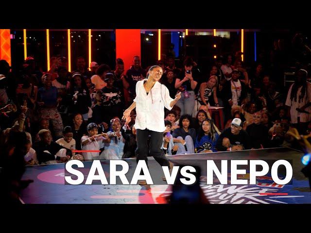 SARA   vs NEPO  | stance x Red Bull Dance Your Style World Finals 2022 4k