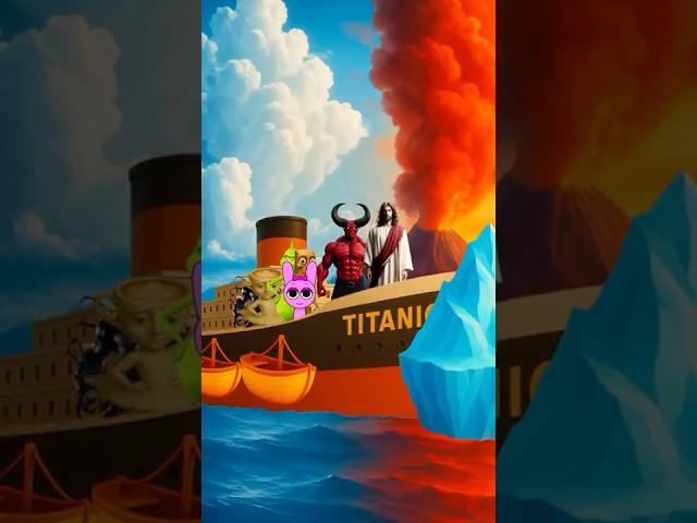 Jesus Titanic is Sinking #sprunki  #jesus #balerinacapucina #venom #tungtungtungsahur #grinch #bible