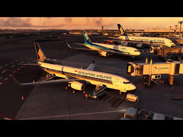 Singapore Airlines | B737-800 | Singapore To Kuala Lumpur | Full Flight | MSFS 2020