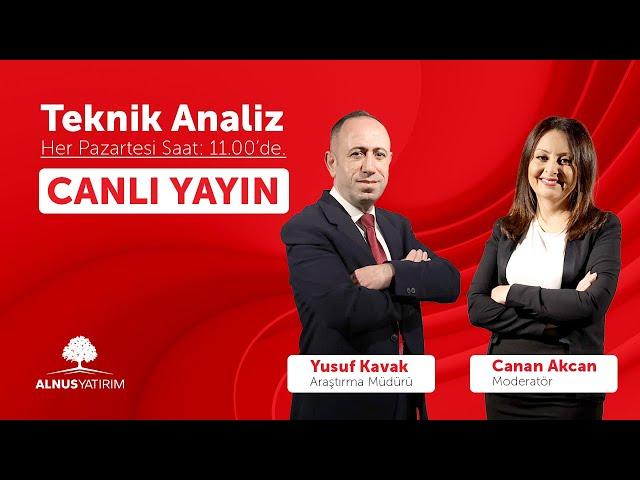 Yusuf Kavak ile Teknik Analiz ve Soru Cevap  "10 Mart 2025" I Canlı #50 I Alnus Yatırım