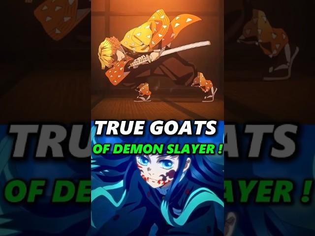 The true Goats of Demon Slayer! #demonslayer #anime #hashira #zenitsu #muichiro #uppermoons #tanjiro