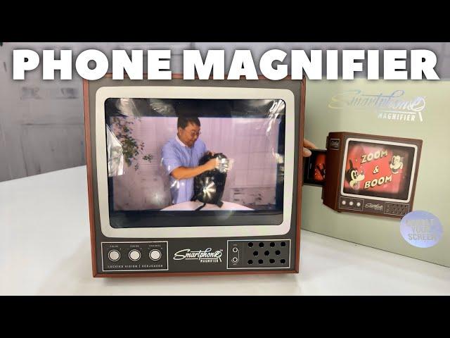 Retro TV Phone Screen Magnifier Review