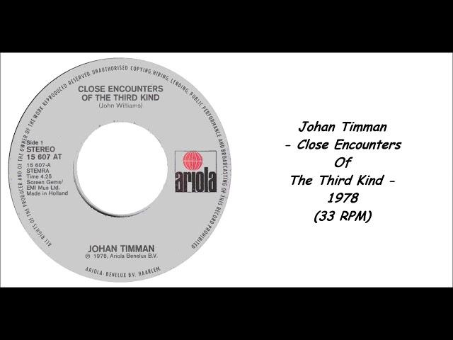 Johan Timman - Close Encounters Of The Third Kind - 1978 (33 RPM)