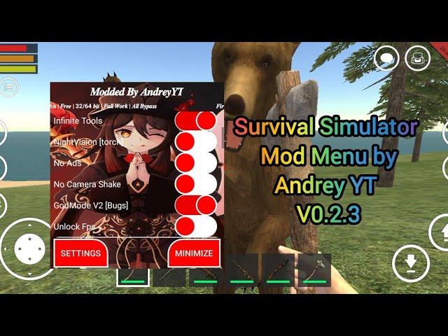 Survival Simulator Mod Menu V0.2.3 | R.B Gaming #survivalsimulator