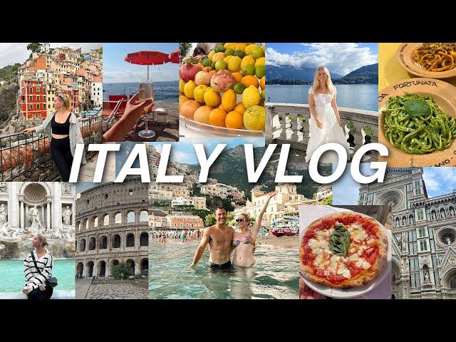 ITALY TRAVEL VLOG   (Positano, Rome, Florence, Cinque Terre, Lake Como + More) 