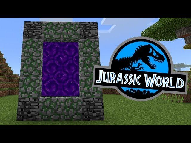 NEW Portal to the Jurassic World Dimension in MCPE?