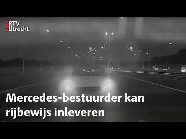 Verkeerspolitie: witte Mercedes rijdt veel te hard | RTV Utrecht