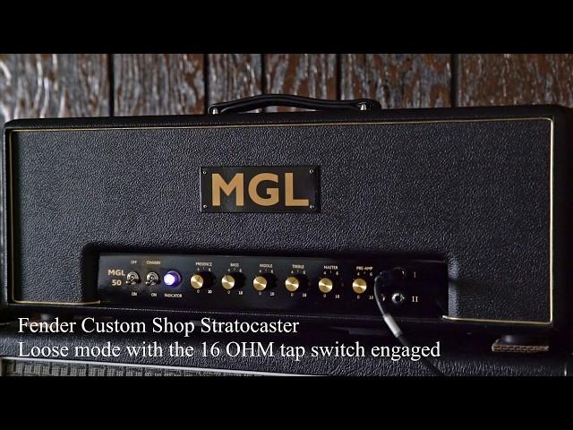 MGL Ampworks - MGL-50 High Gain Model - Single Coil Guitars Playthru