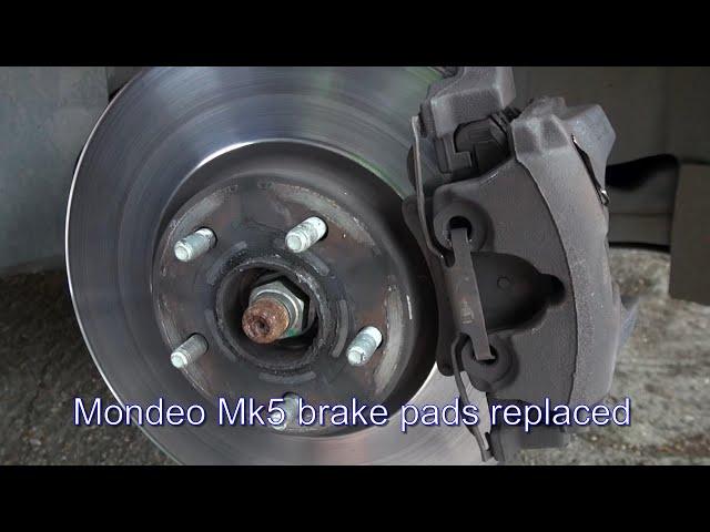 Mondeo Mk5 front brake pads replaced